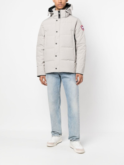 Canada Goose logo-patch padded jacket outlook