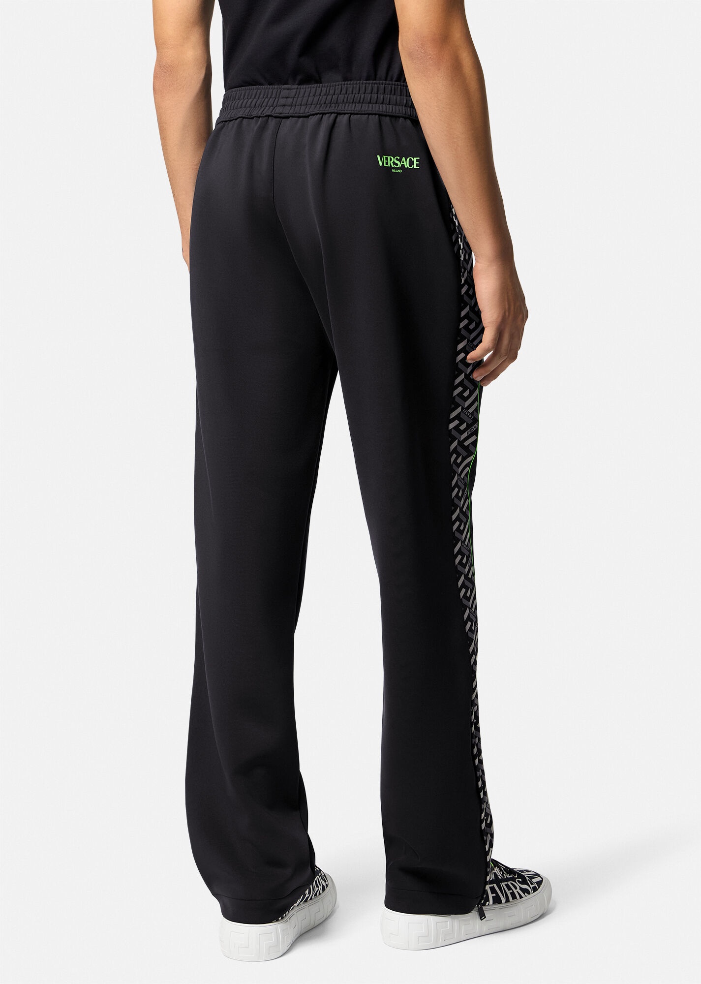 La Greca Nylon Gym Track Pants - 4
