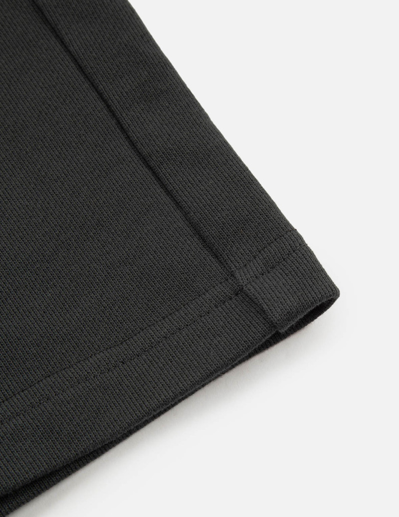 SEAGULL EMBROIDERY AND BRUSHSTROKE KOI SEAGULL DAICOCK PRINT RELAX FIT SWEAT SHORTS 12