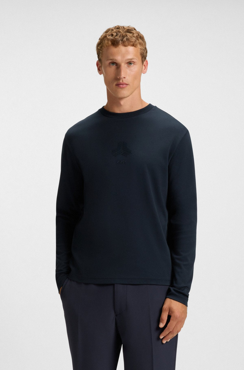 TONAL-ARTWORK T-SHIRT IN INTERLOCK COTTON 2