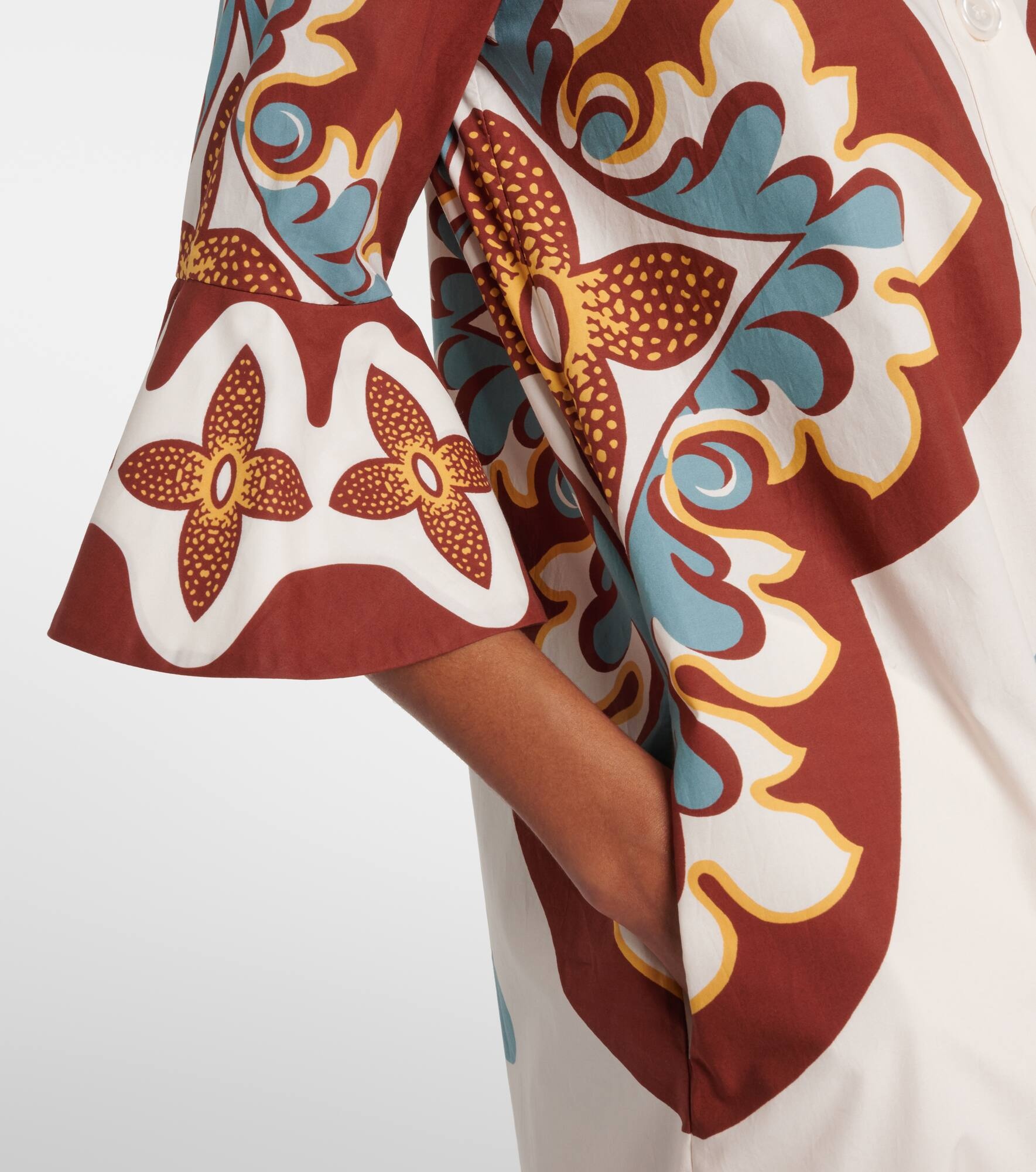 Artemis printed cotton shirtdress - 5