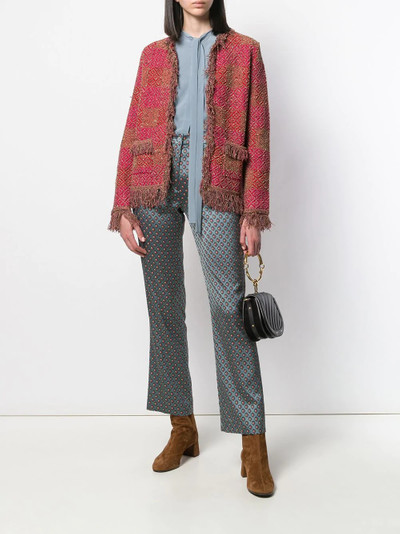 Etro jacquard trousers outlook