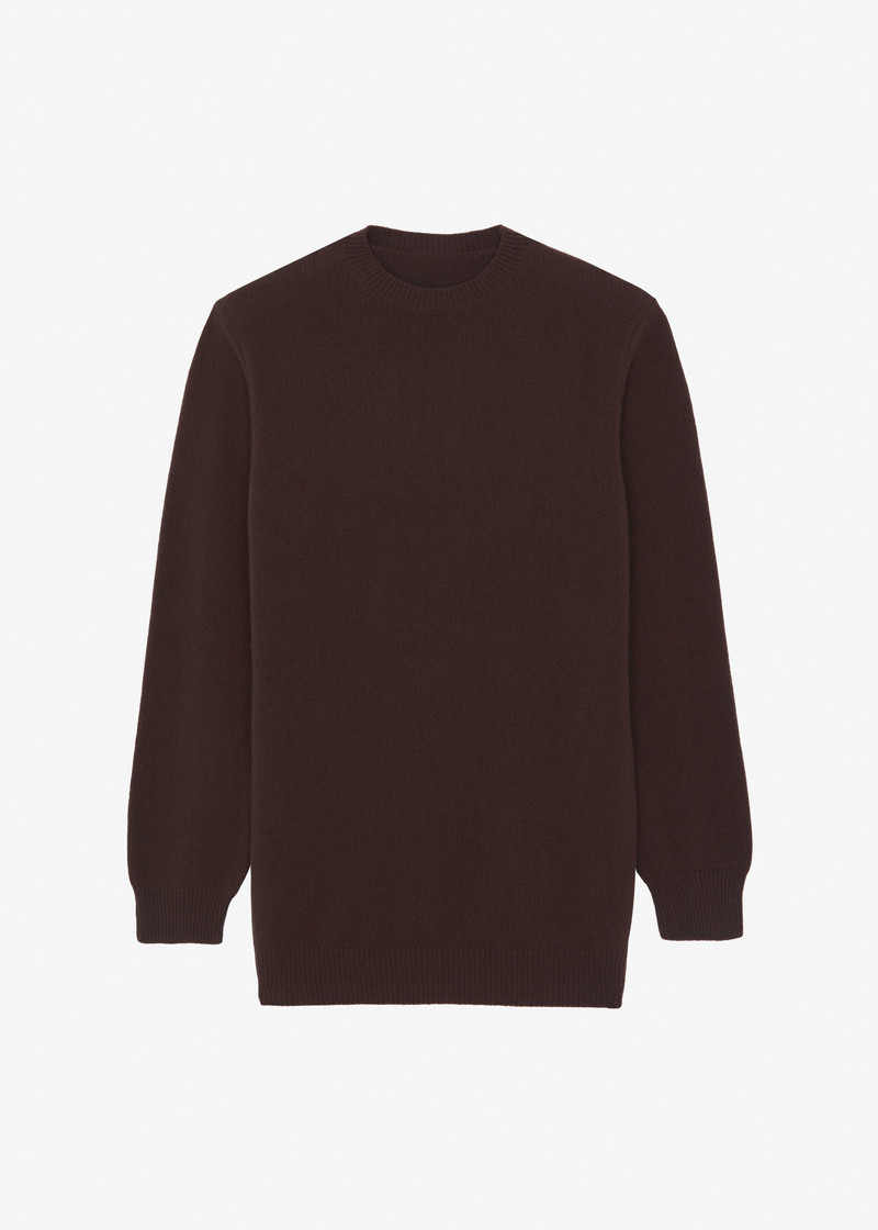 Maxime Knit Sweater Dress - Brown 12