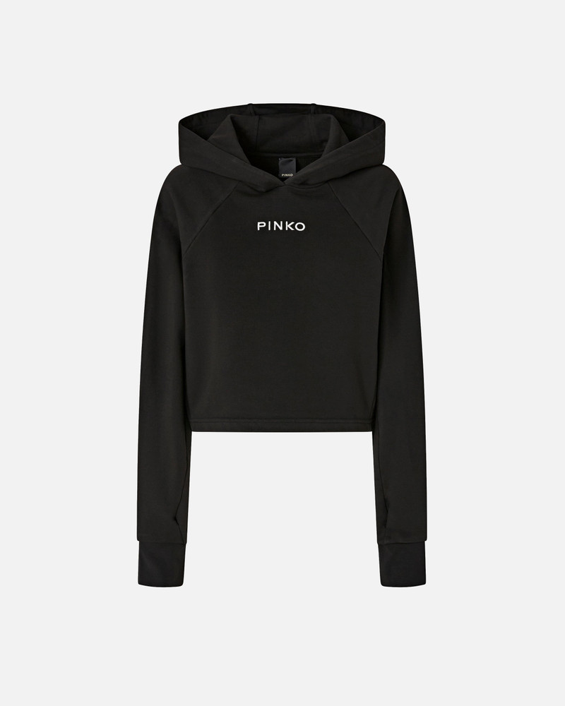 CROPPED SWEATSHIRT WITH EMBROIDERY 1
