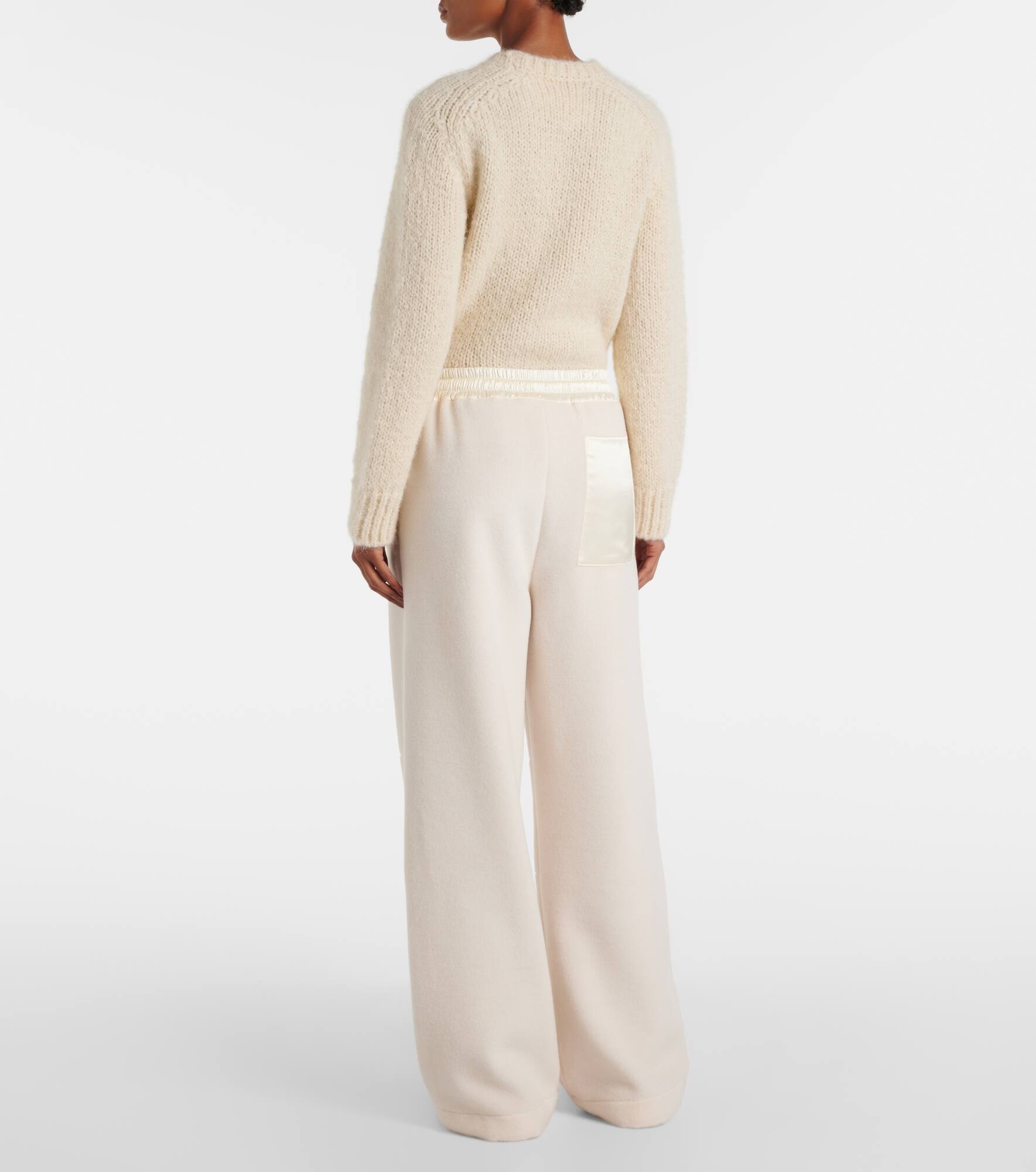 Virgin wool wide-leg pants - 3