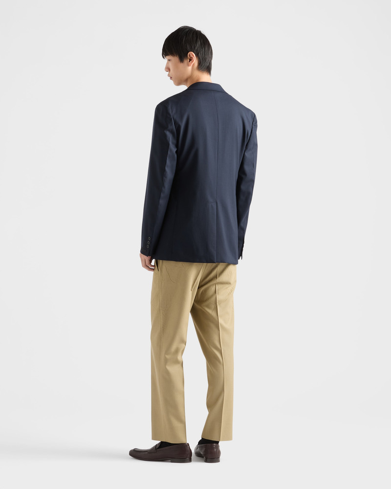Single-breasted cashmere jacket 5