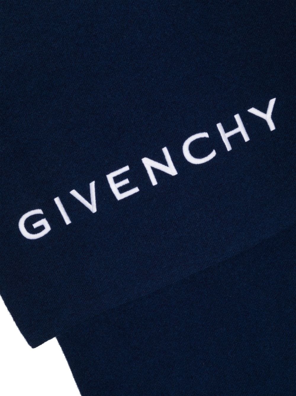 LOGO-EMBROIDERED FINE-KNIT SCARF - 2
