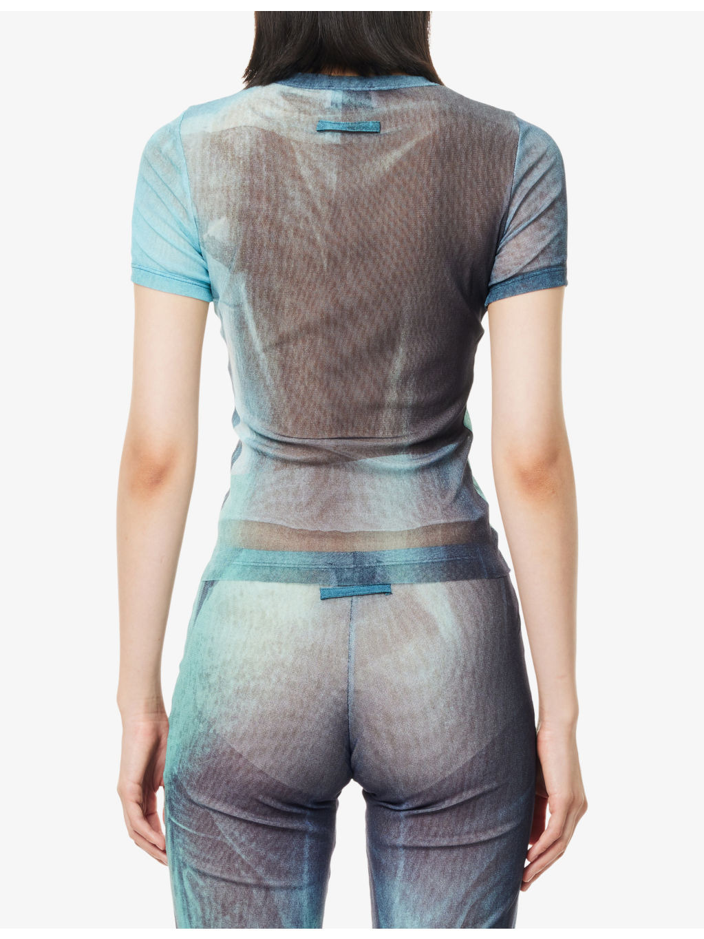 Water Slim-Fit Mesh Top - 4