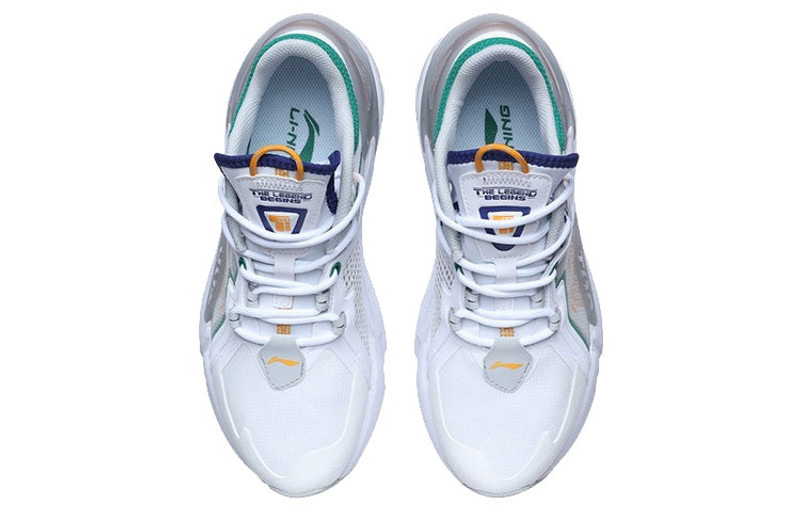 Li-Ning (WMNS) Li-Ning 001 Ti 'White Grey Green' AGLR008-3 outlook