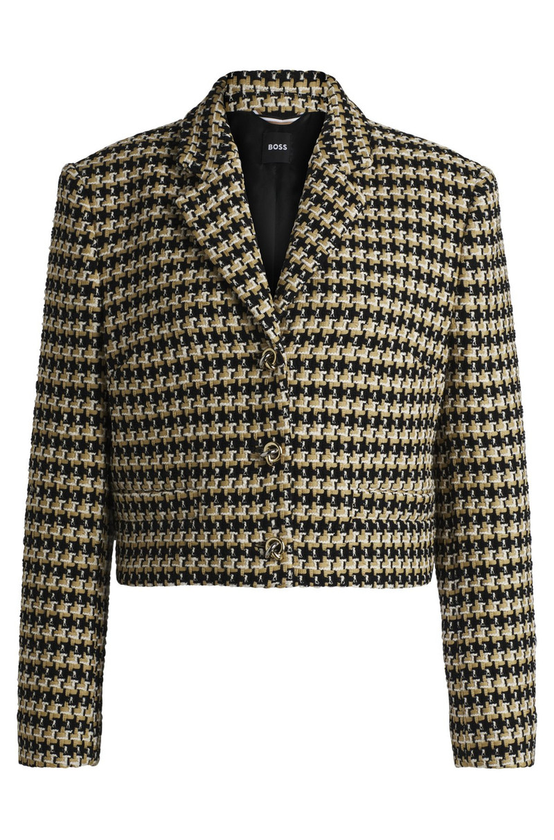 CROPPED REGULAR-FIT JACKET IN TWEED 1