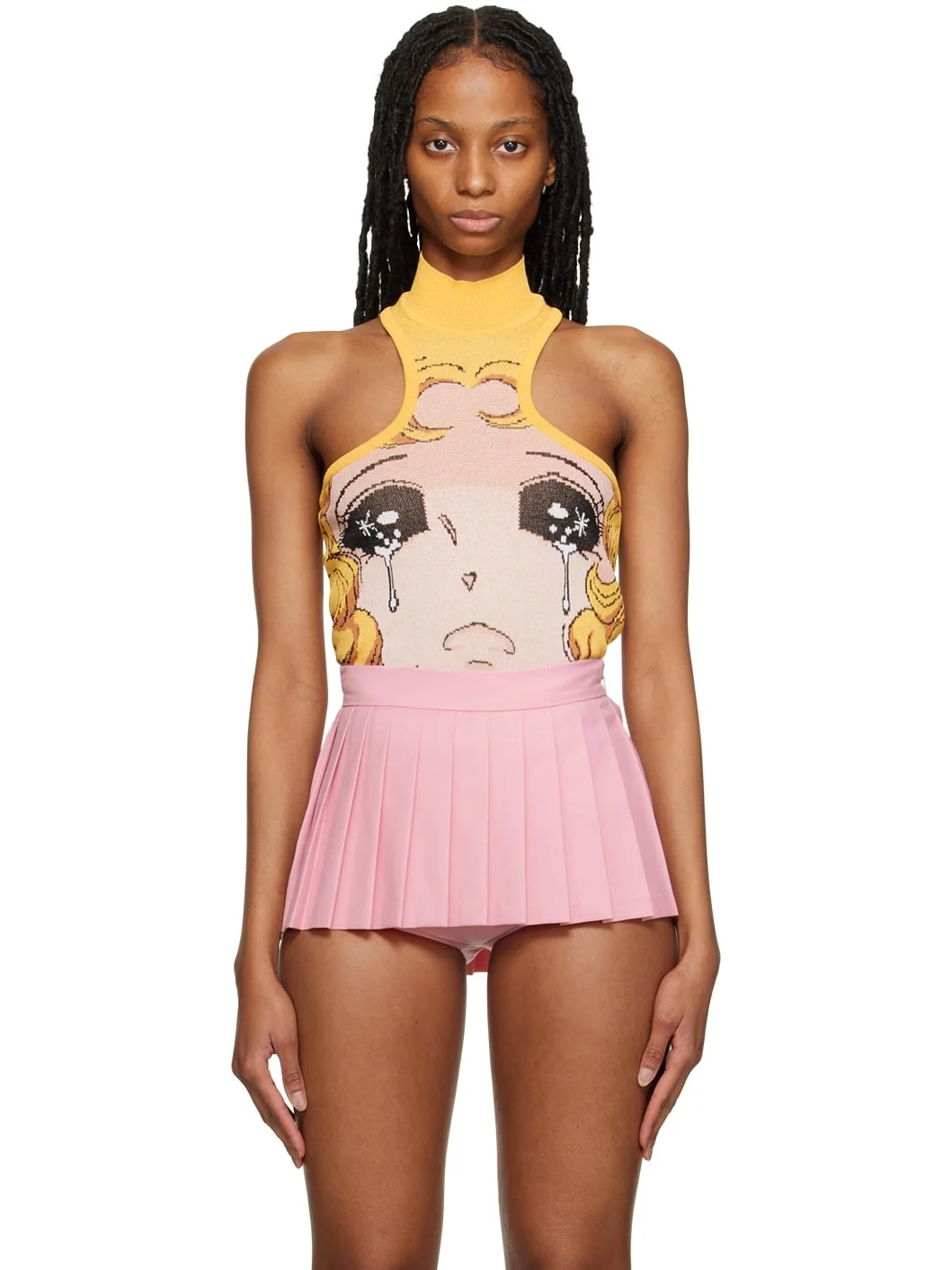 Yellow Crying Girl Turtleneck - 1
