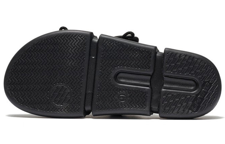 Li-Ning Reflective Sandals 'Black Silver' AGAS013-2 - 5