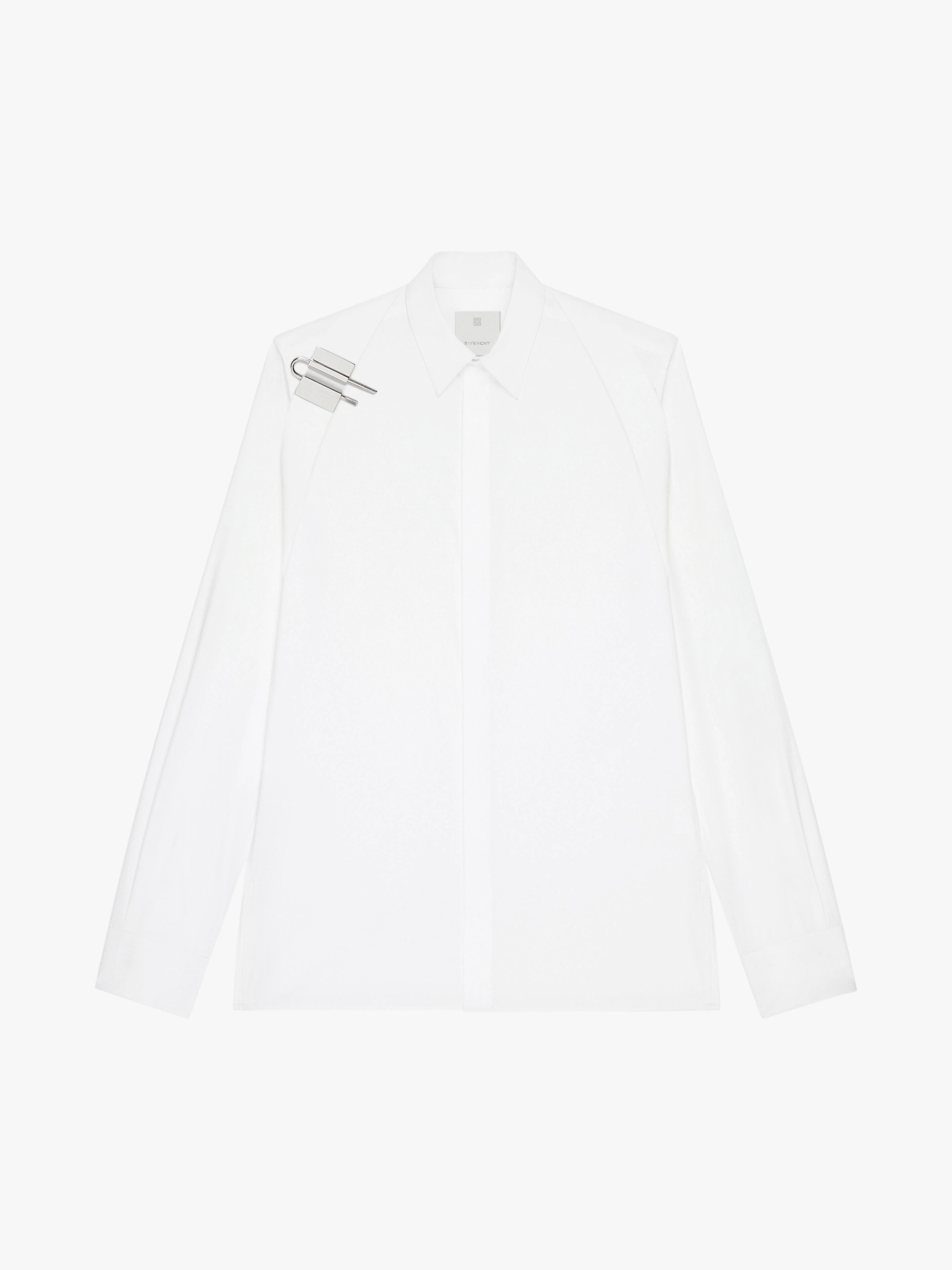SHIRT IN POPLIN WITH U-LOCK HARNESS - 1