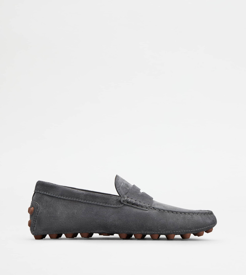 TOD'S GOMMINO BUBBLE IN SUEDE - GREY - 1