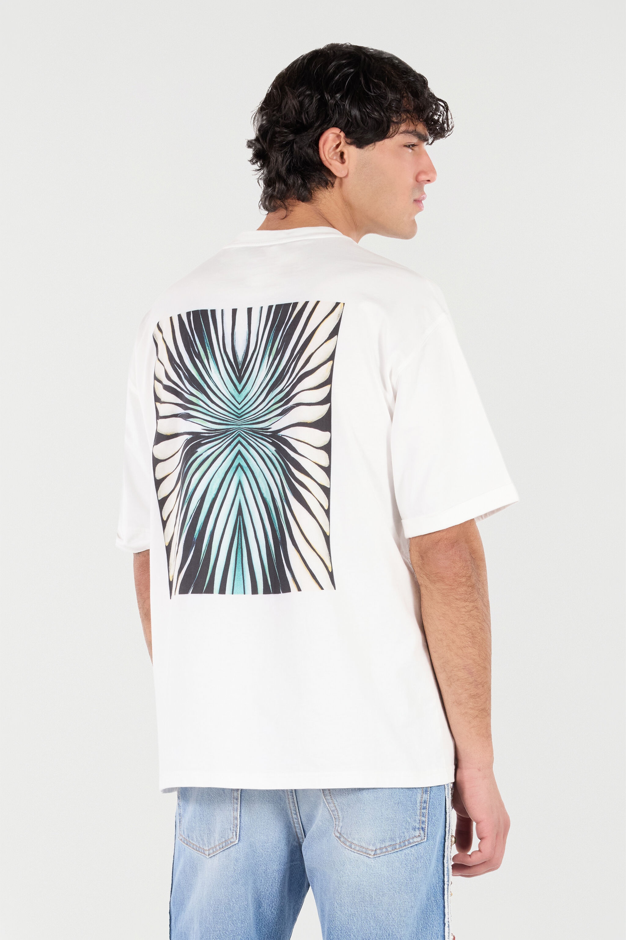 Embroidered Logo Cotton T-Shirt - 4