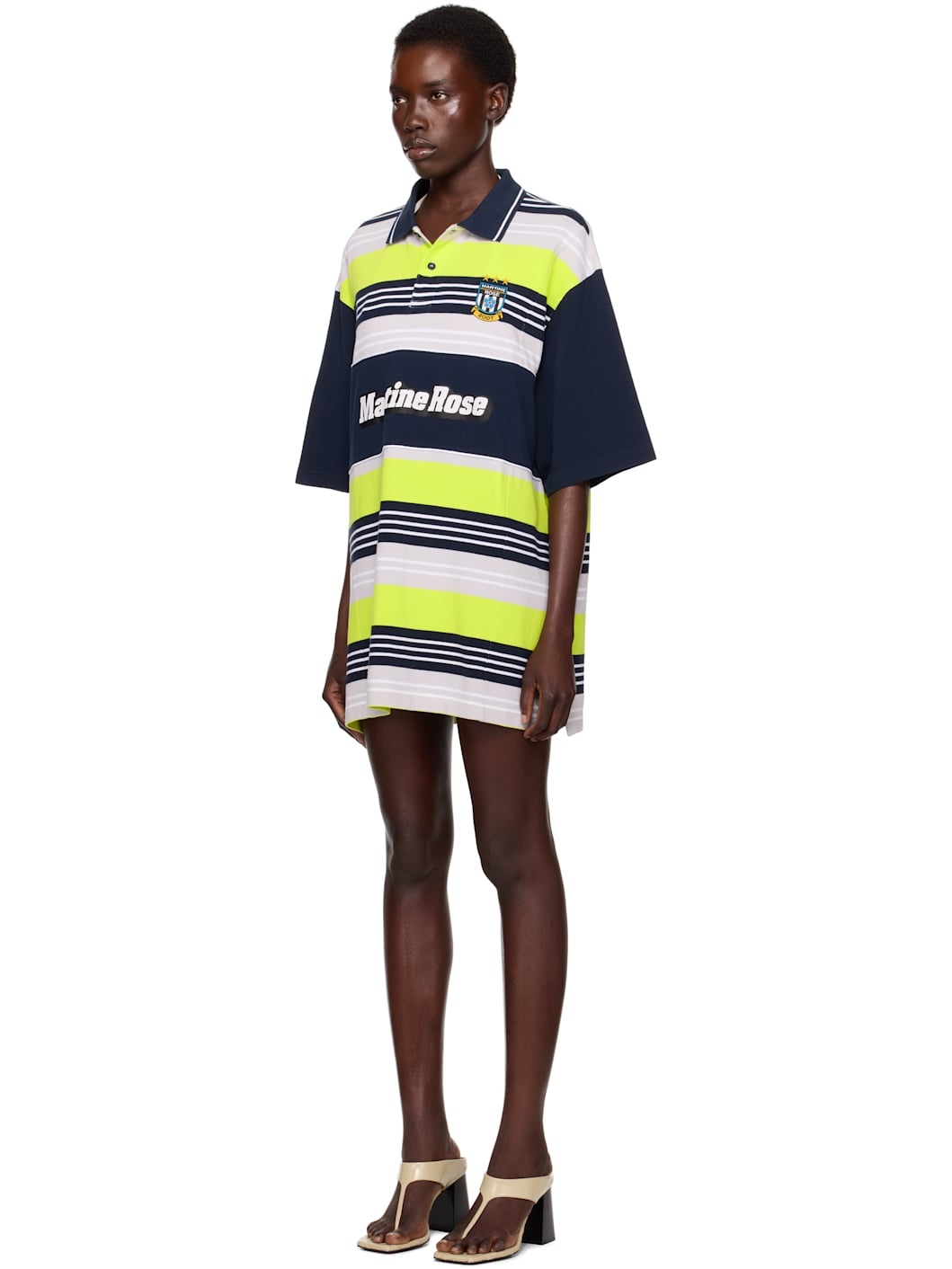 SSENSE Exclusive Multicolor Oversized Paneled Polo - 4