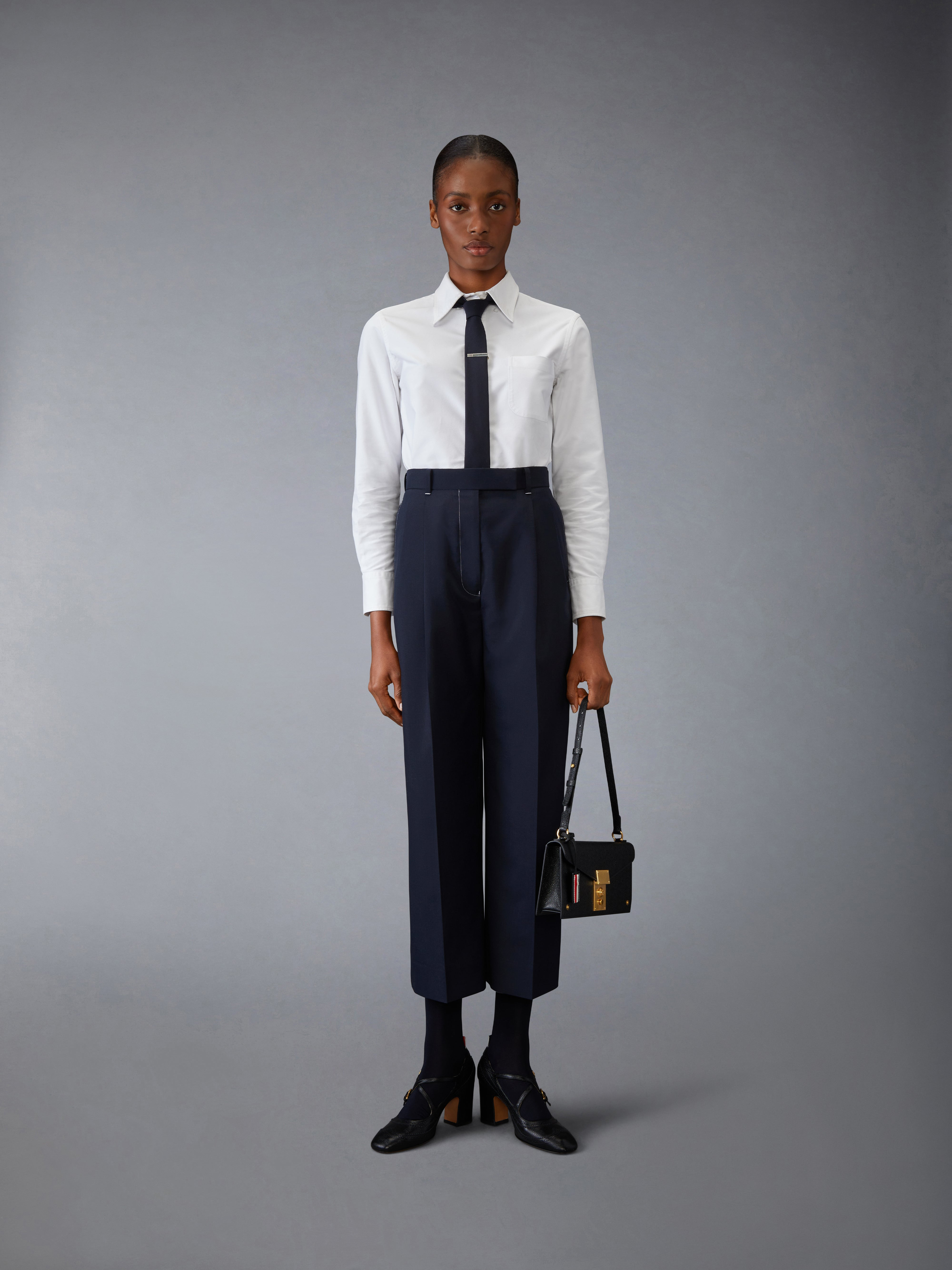School Uniform High Waisted Trousers - 4