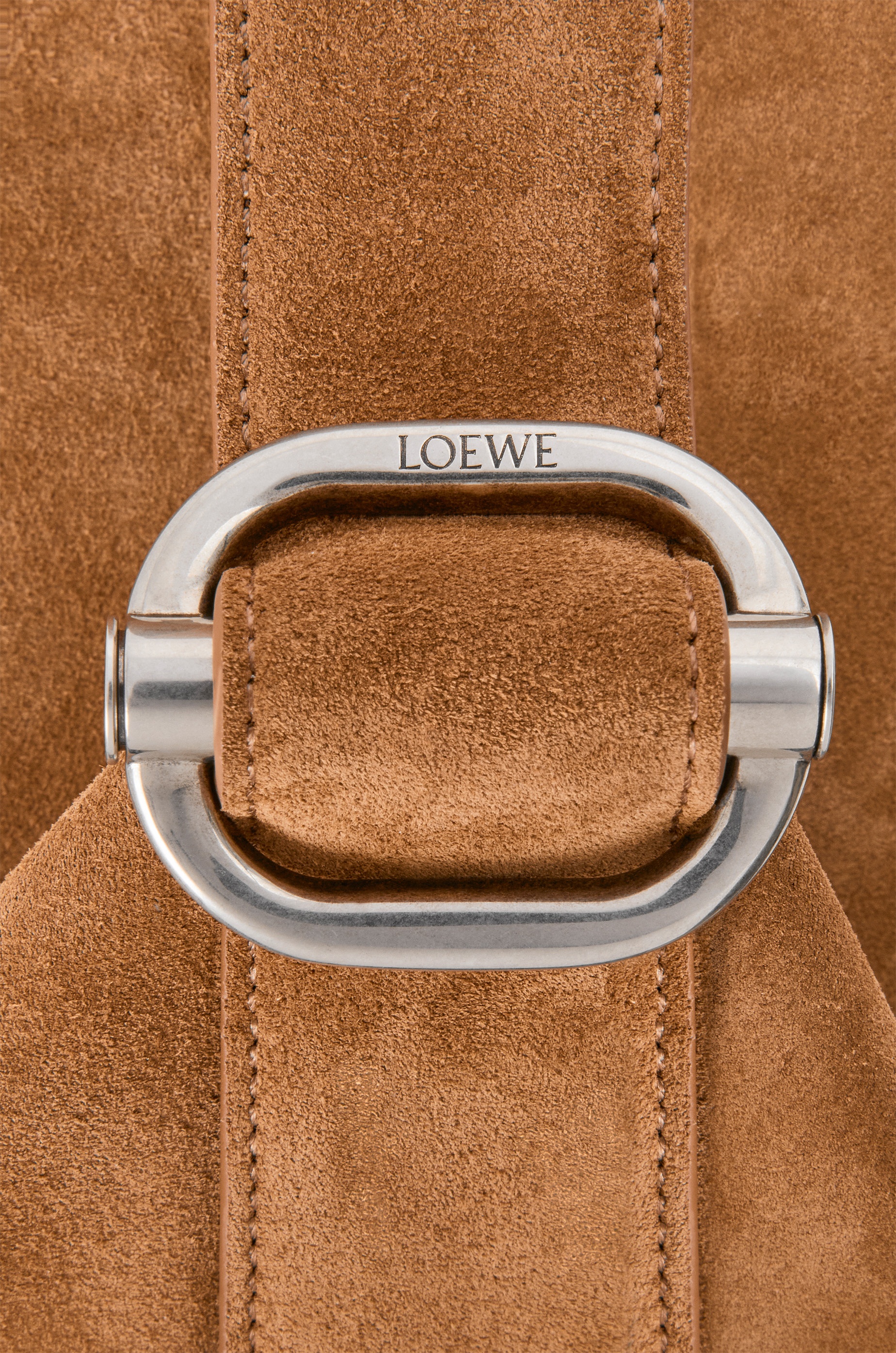 Medium Loop bucket in suede calfskin - 9