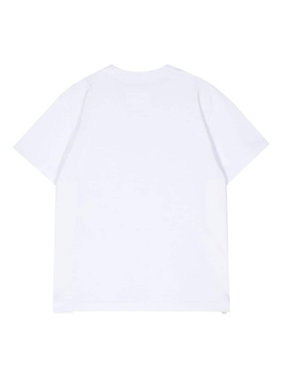 sacai logo-patch cotton T-shirt outlook