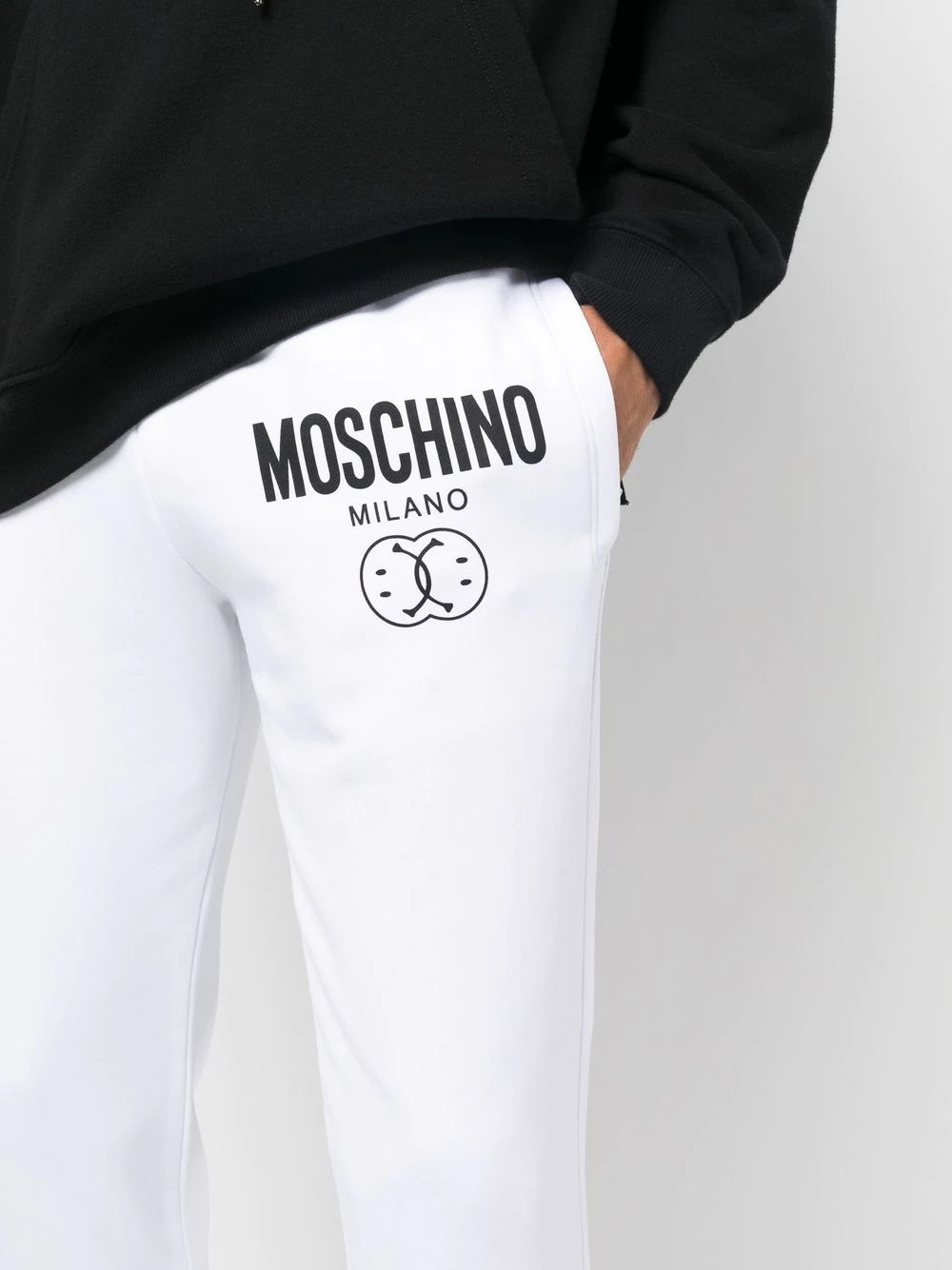 logo-print detail track pants - 5