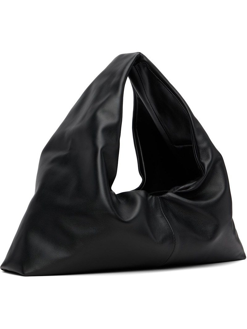 KASSL Editions Black Anchor Small Lamb Leather Tote outlook