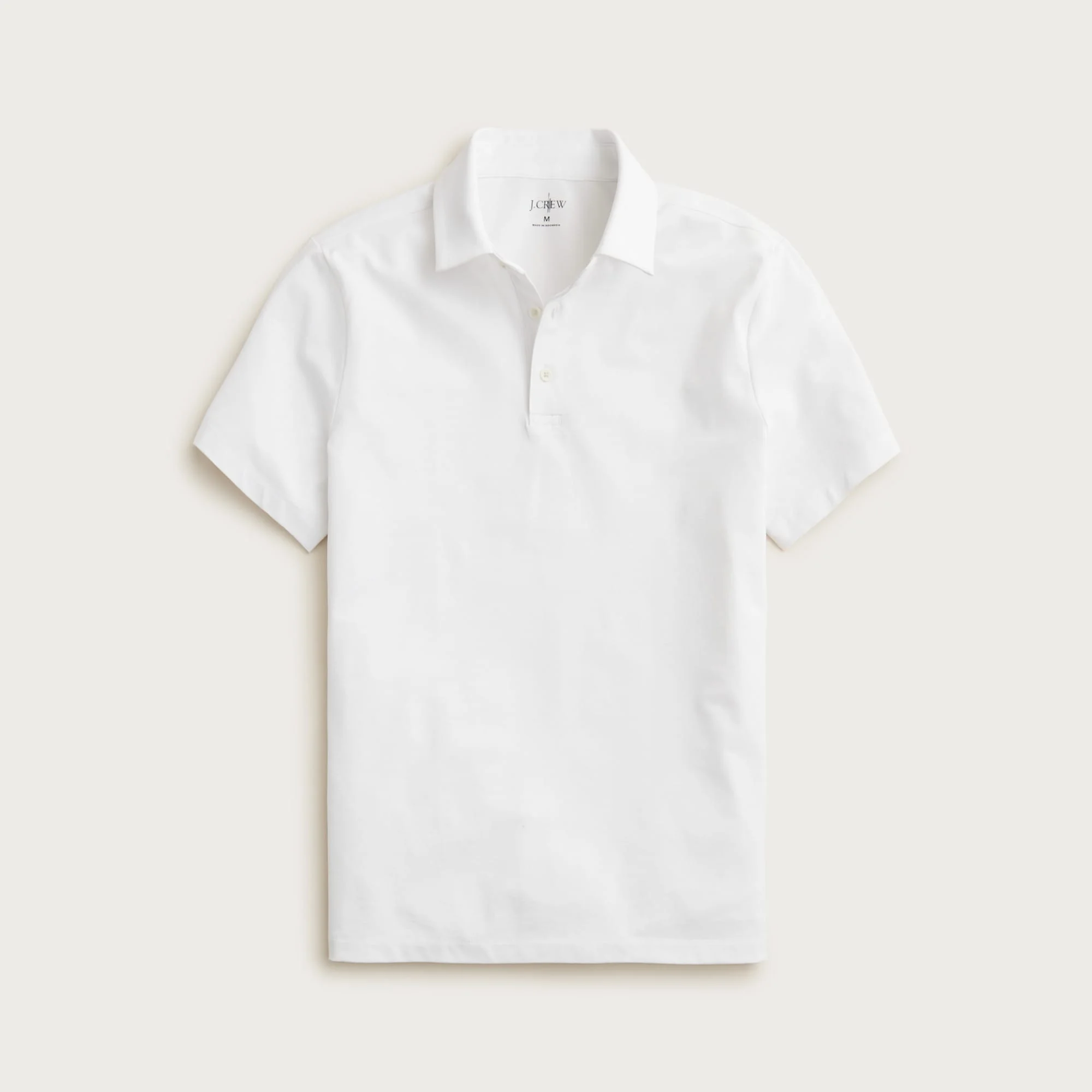 Slim performance piqué polo shirt - 1