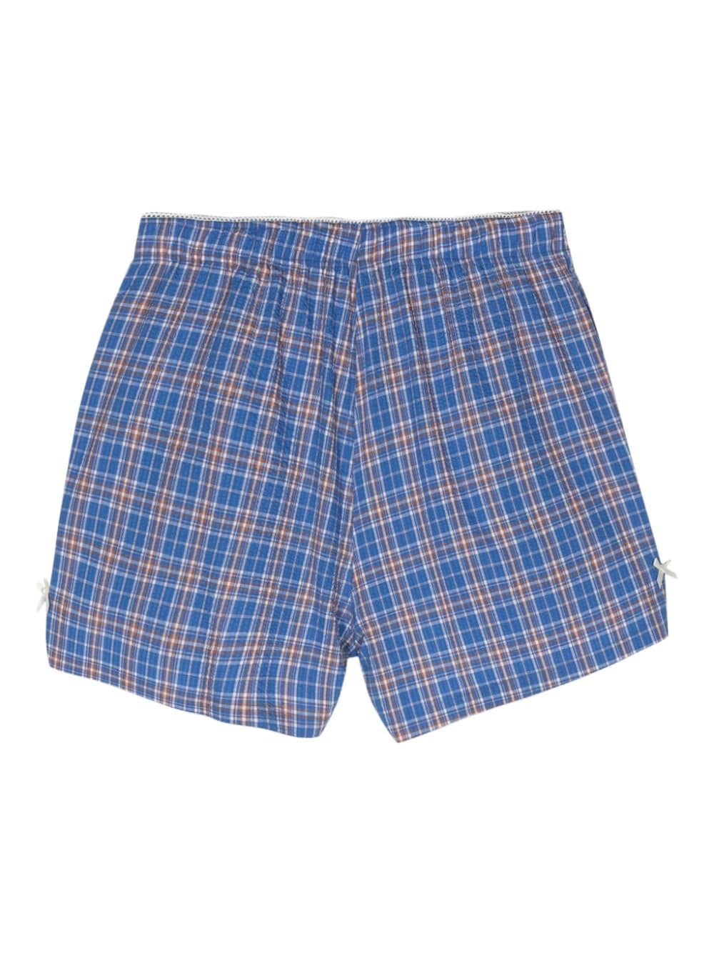 French plaid shorts - 2