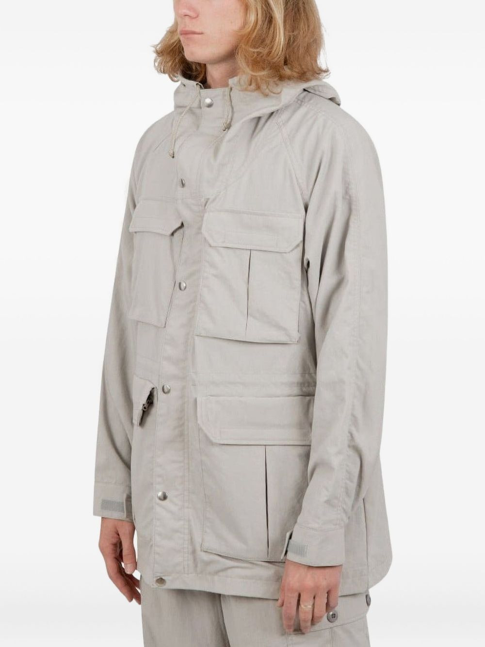 hooded multi-pocket jacket - 2