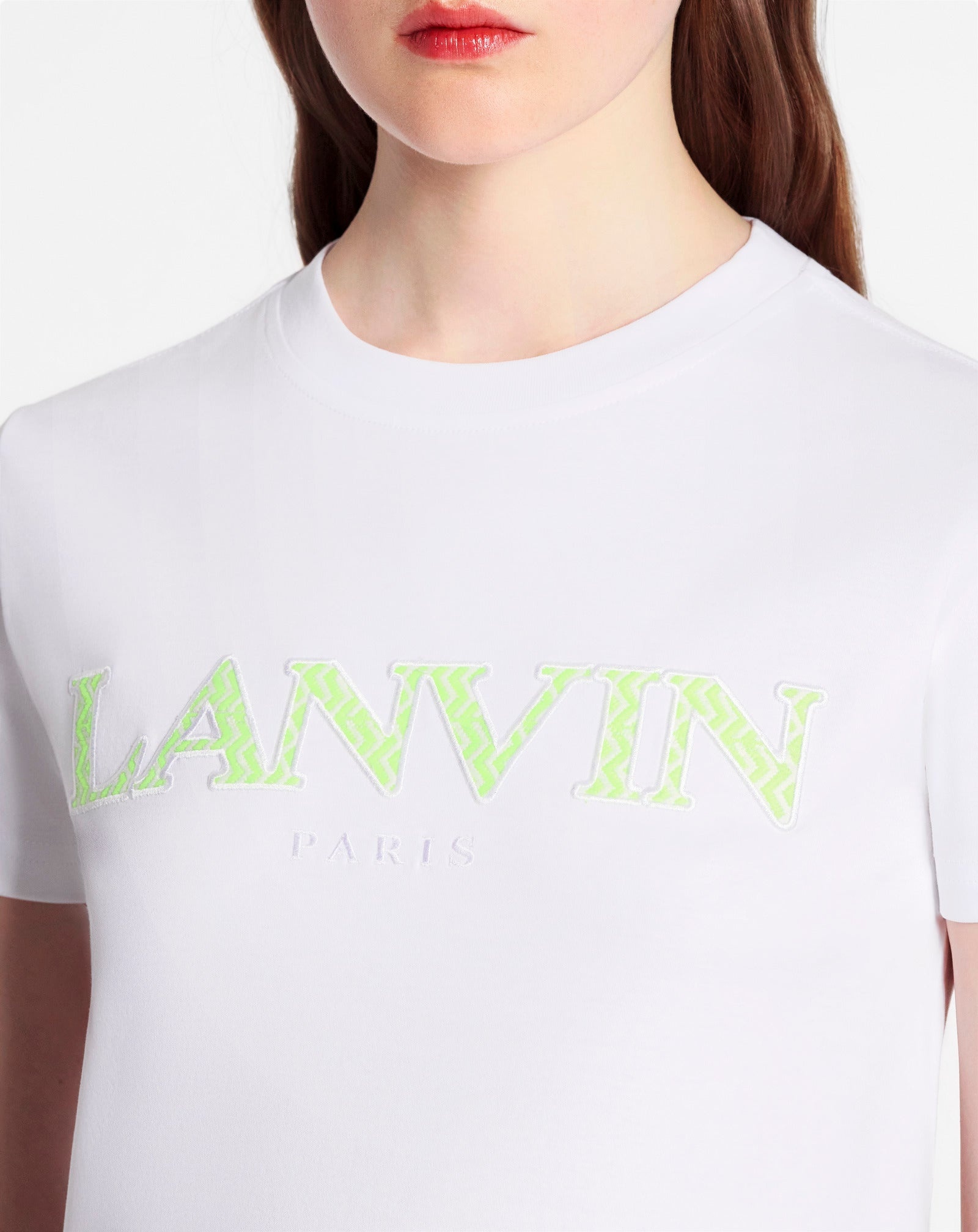 CLASSIC FIT LANVIN CURB TEE IN MERCERIZED COTTON - 4