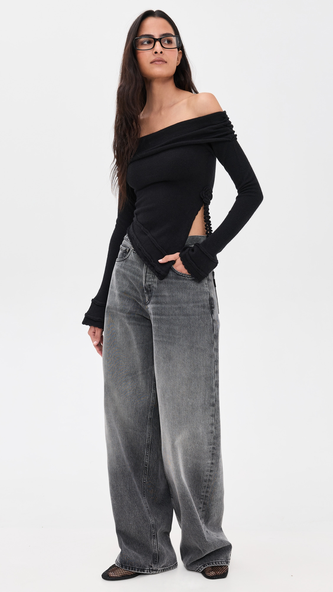Soler Fold Over Knit Top - 4