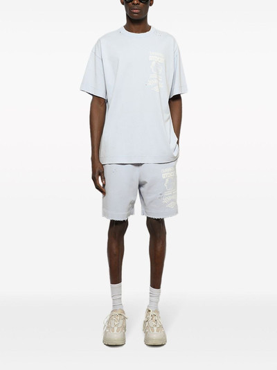 Givenchy New Board cotton track shorts outlook