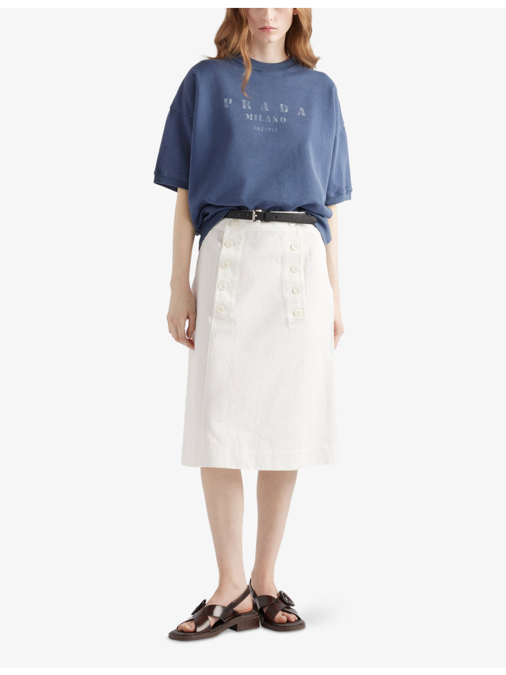 Logo-Print Short-Sleeve Cotton-Jersey Sweatshirt - 2