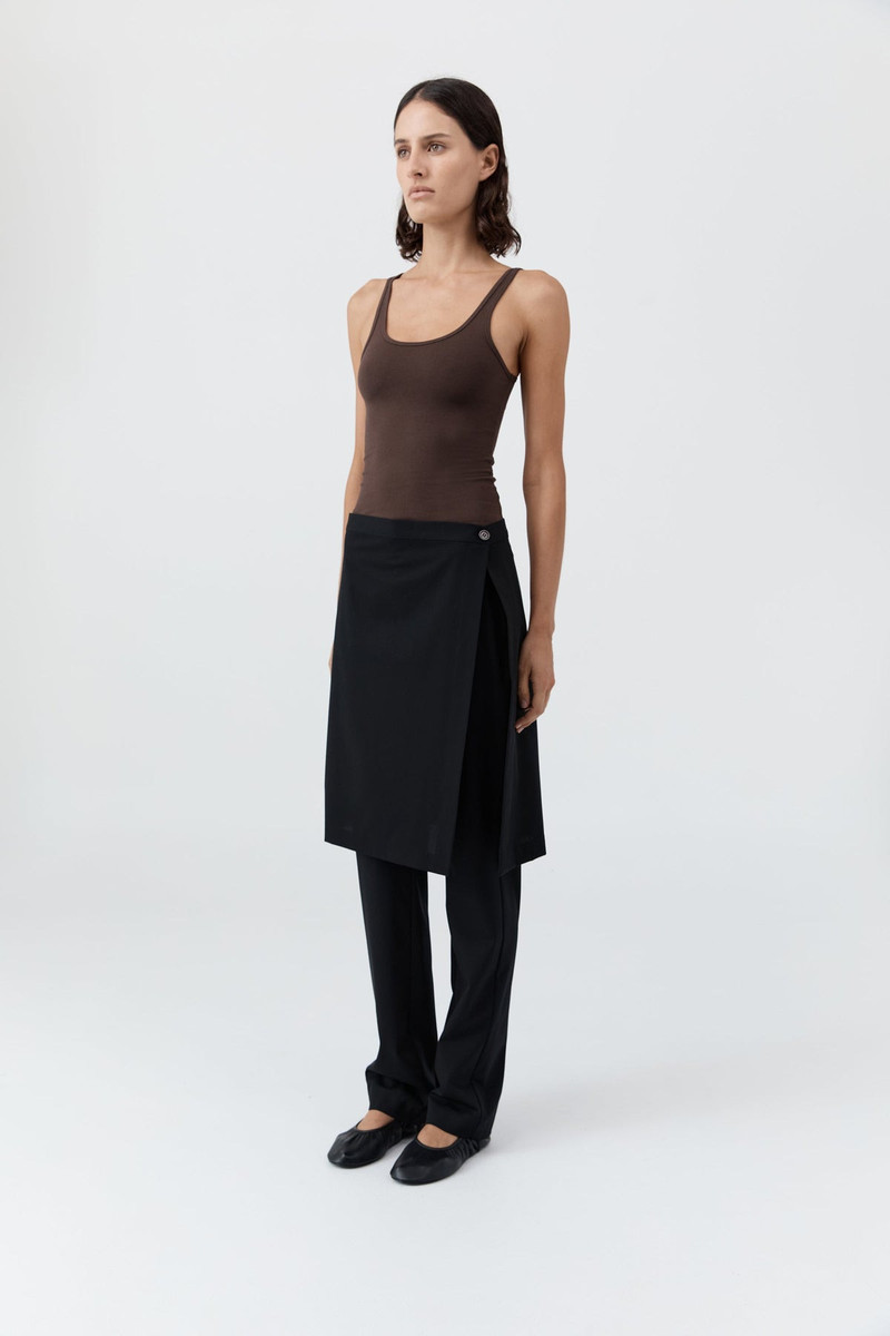 Soft Jersey Slim Scoop Tank - Liqueur 3
