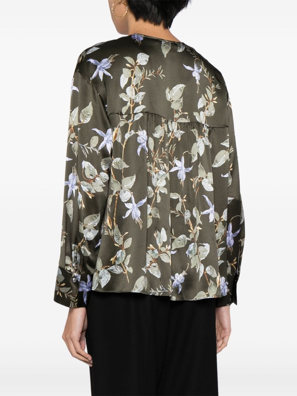 Bellflower silk blouse - 4