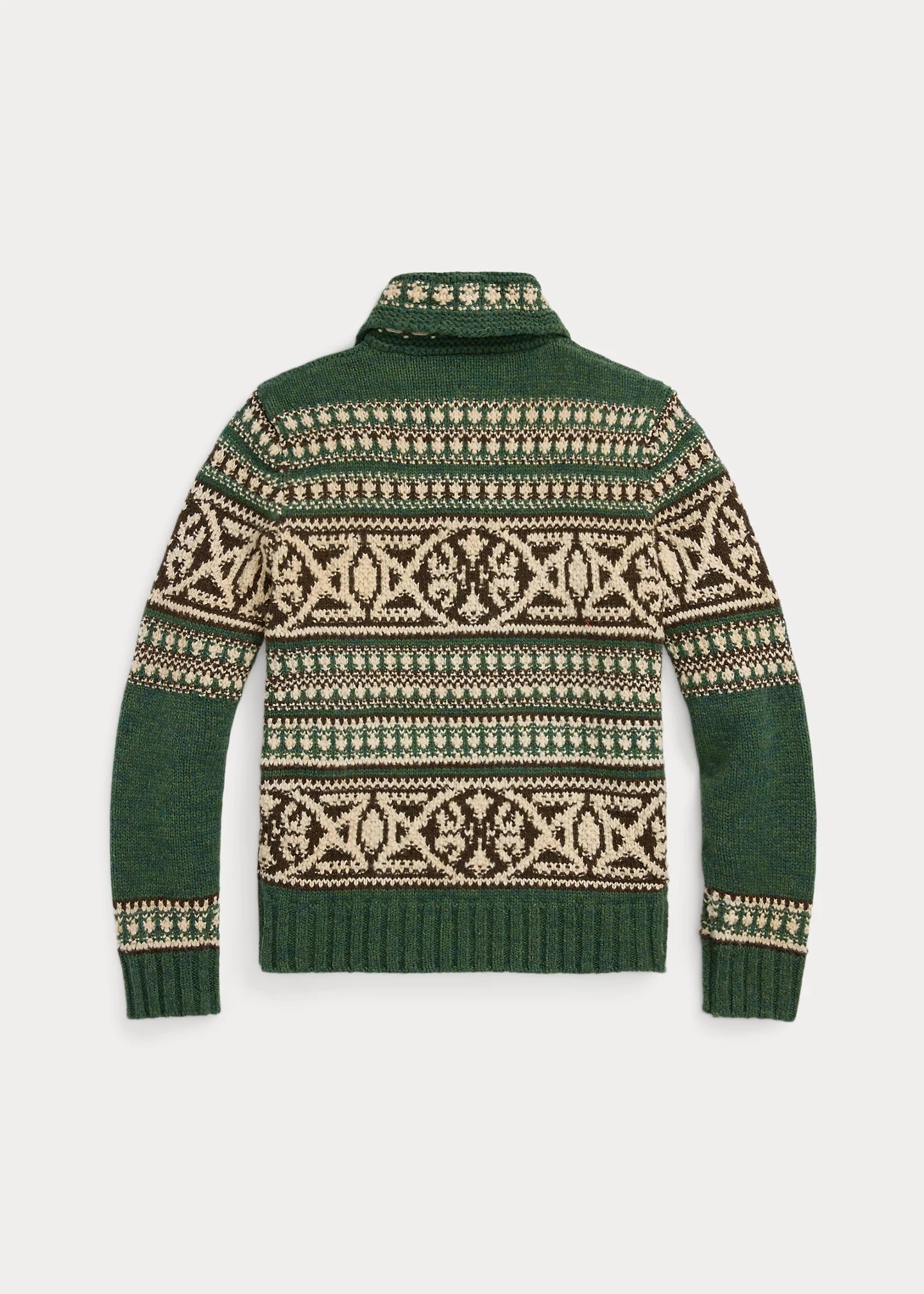 Wool Full-Zip Cardigan - 2