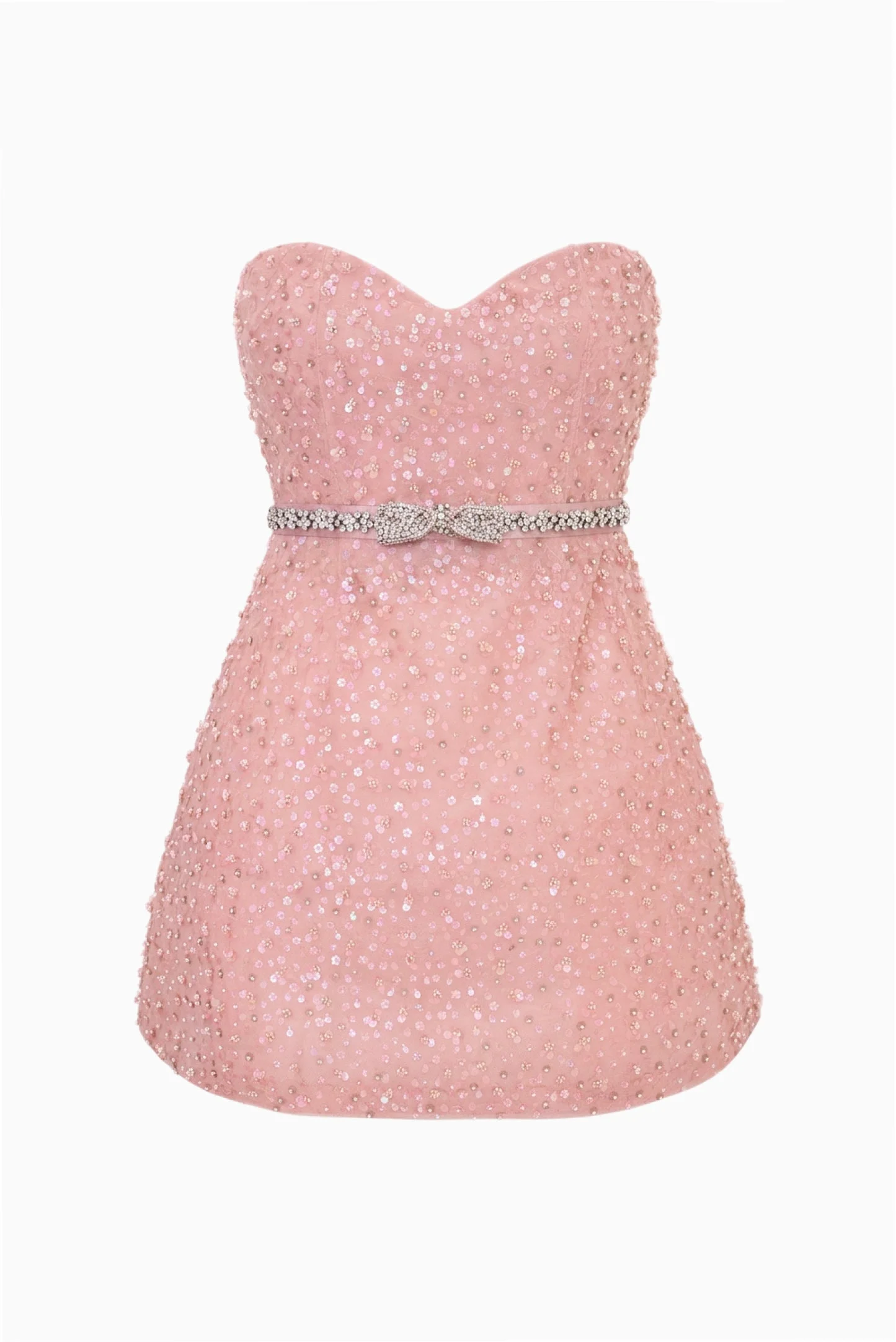 Sommaire Hand-Beaded Mini Dress - 1