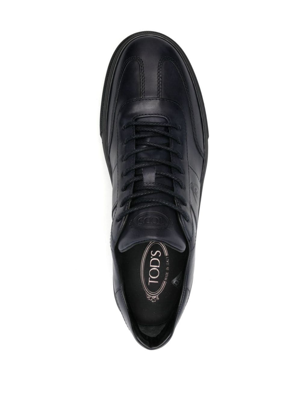 logo-debossed sneakers - 4