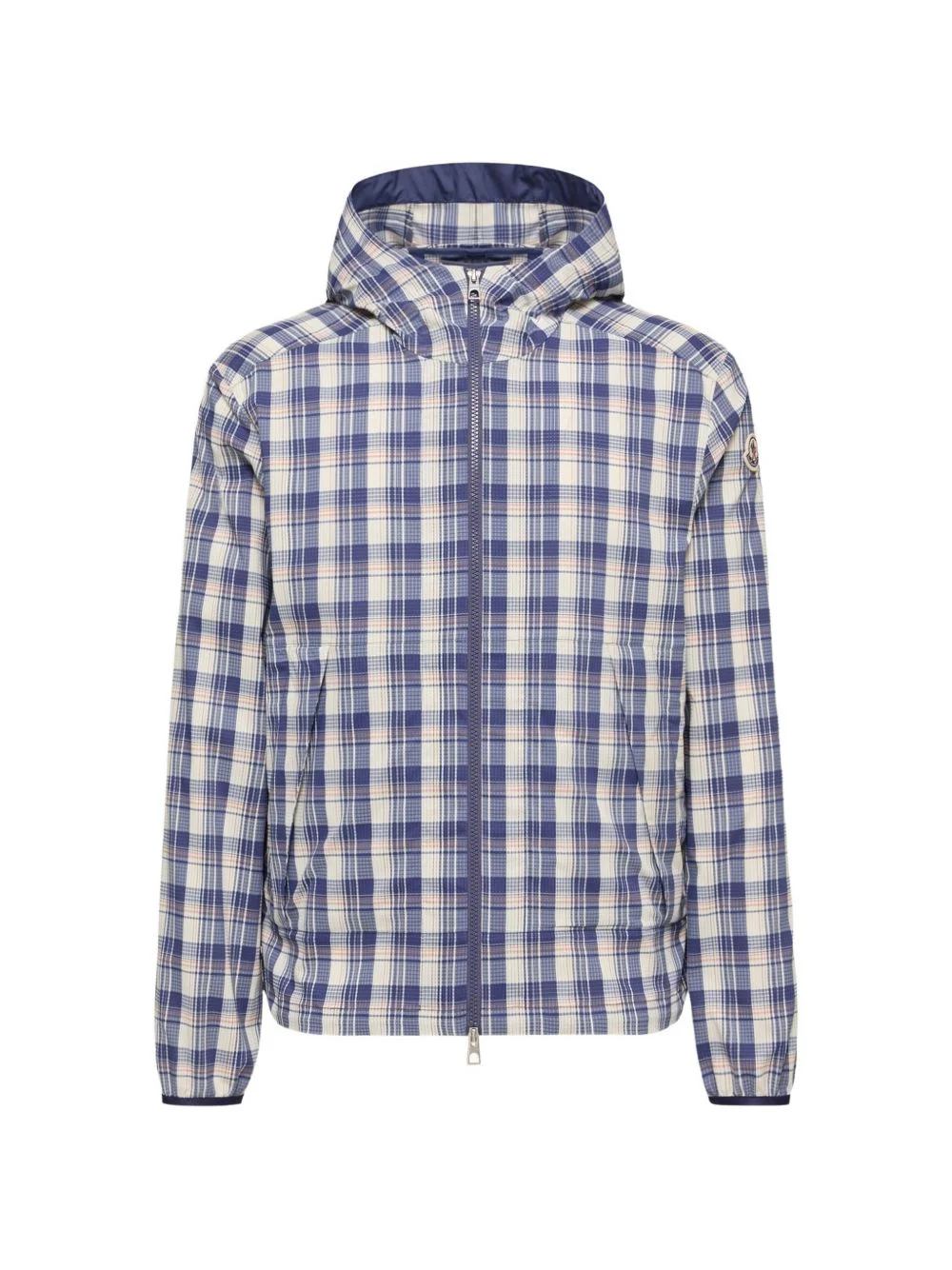 Natisone check hooded jacket - 1
