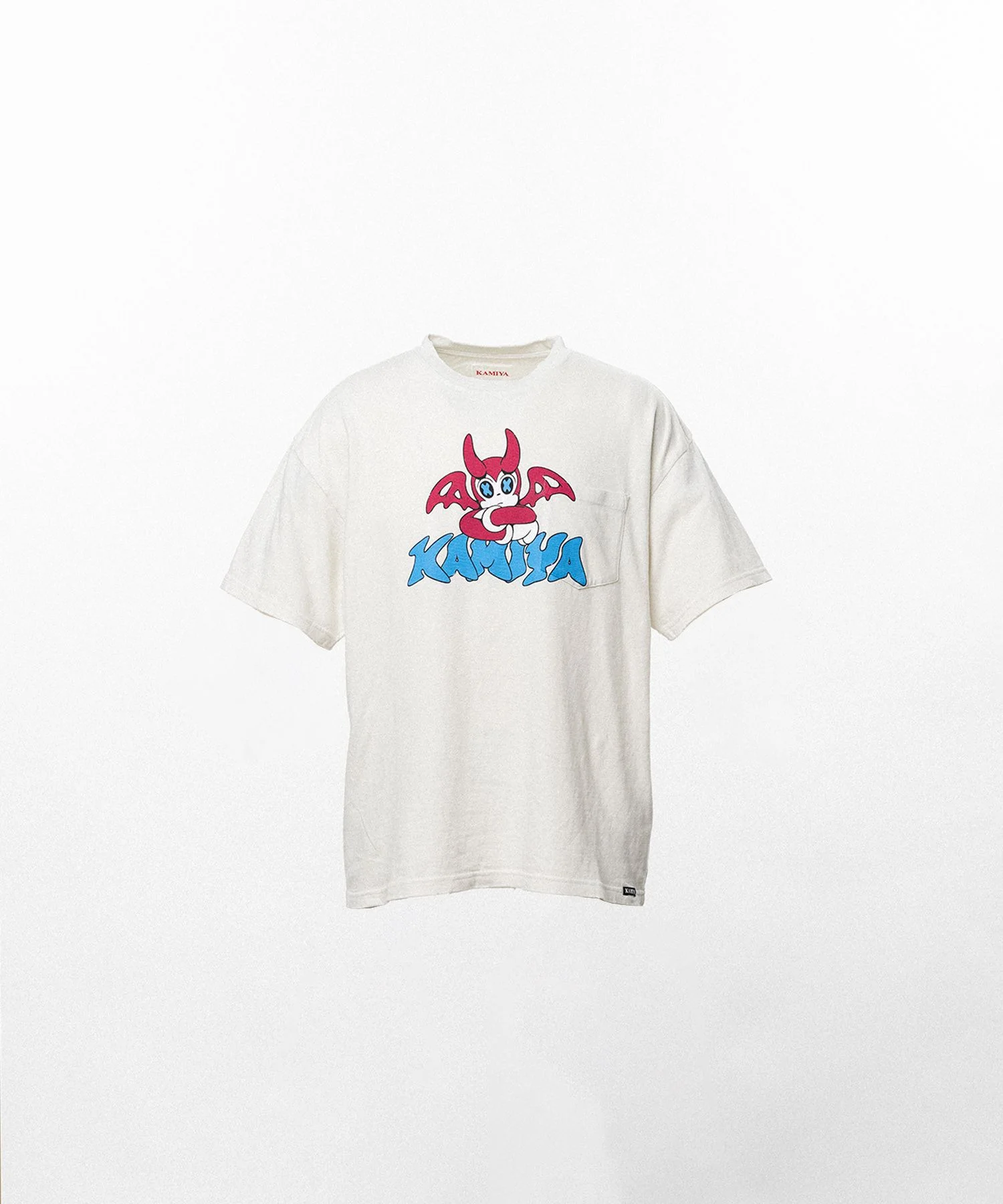 BAKENEKO"Distressed Pocket T-shirt - 1