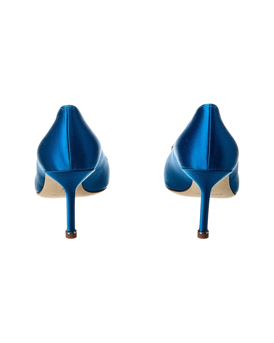 Manolo Blahnik Hangisi 70 Satin Pump (Authentic Pre-Loved) - 3