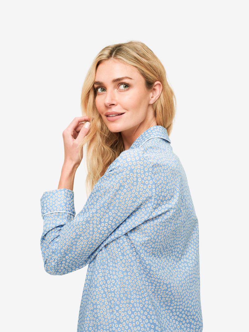 Women's Pyjamas Nelson 88 Cotton Batiste Blue - 2