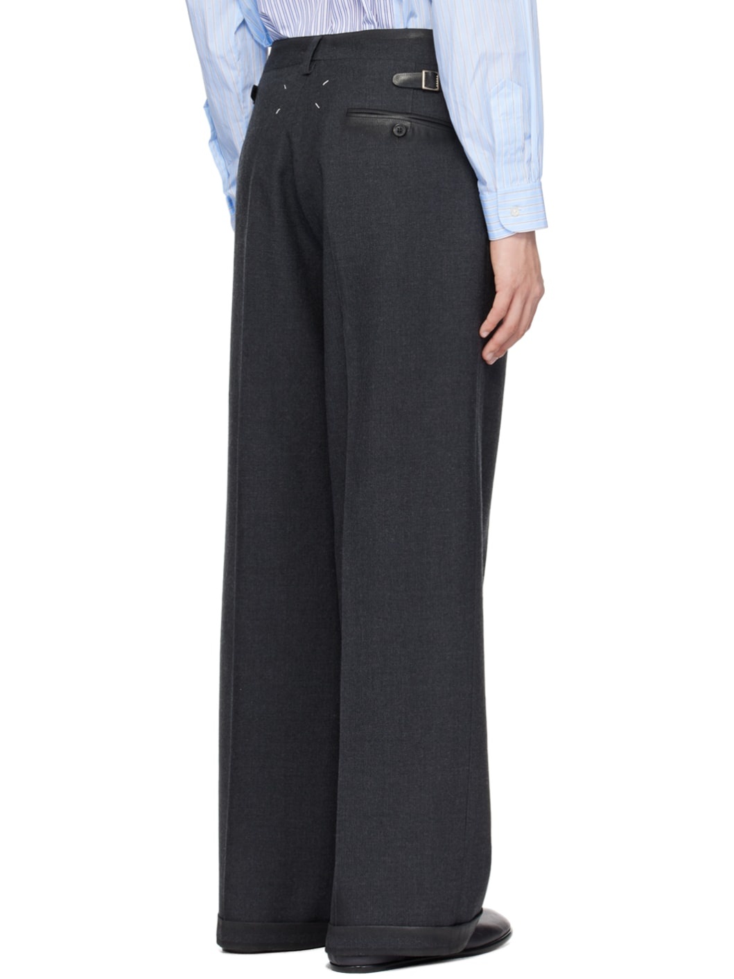 Gray Heavy Trousers - 3
