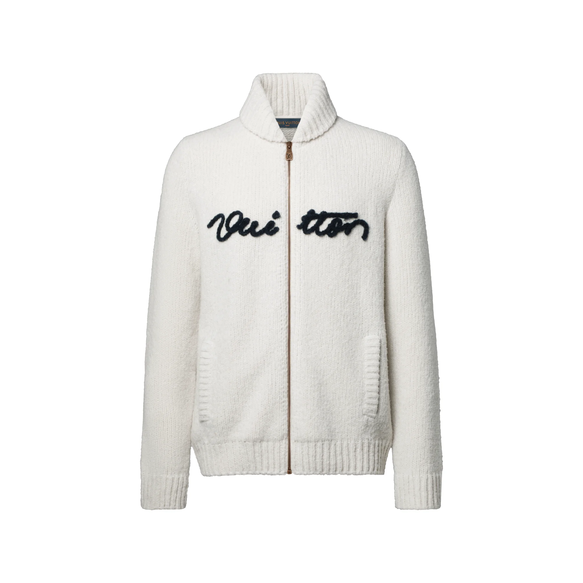 Embroidered Signature Zippered Blouson - 1