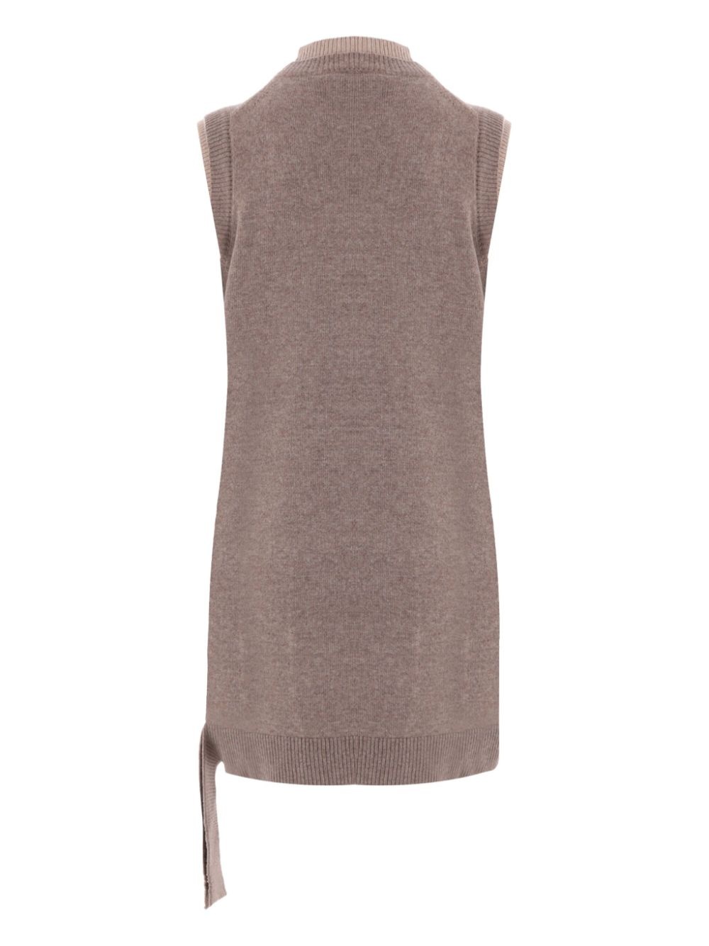 ワンピース Fendi Taupe Wool And Cashmere Dress FENDI Wool and cashmere mini dress | tessabit | REVERSIBLE