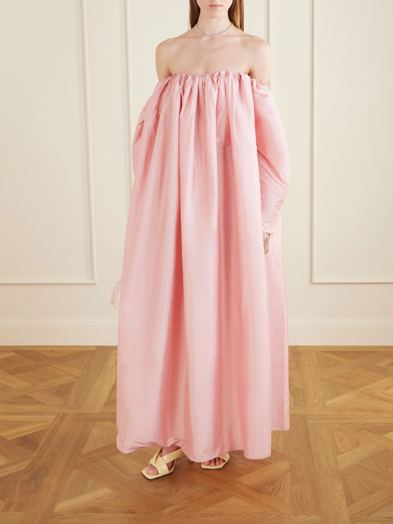 ABADIA Eleanor Off-the-shoulder Taffeta Gown outlook