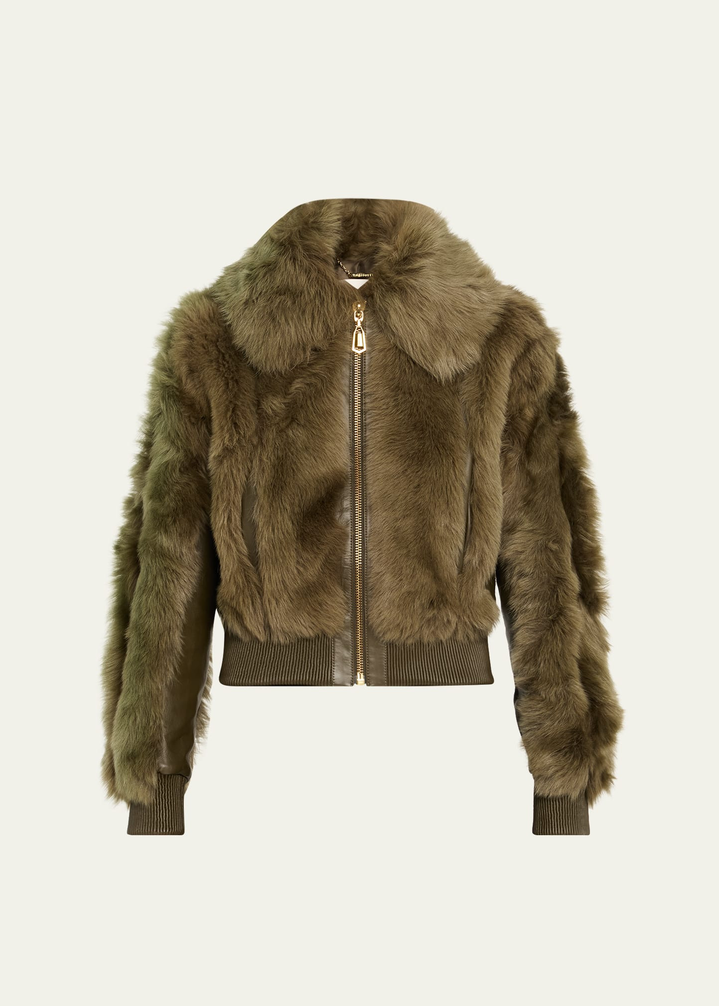 Hypnotic Shearling Bomber Jacket - 1