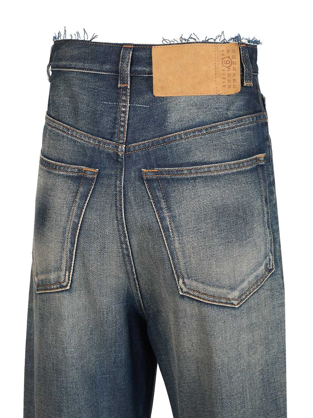 Pants 5 Pockets Jeans Blue - 4