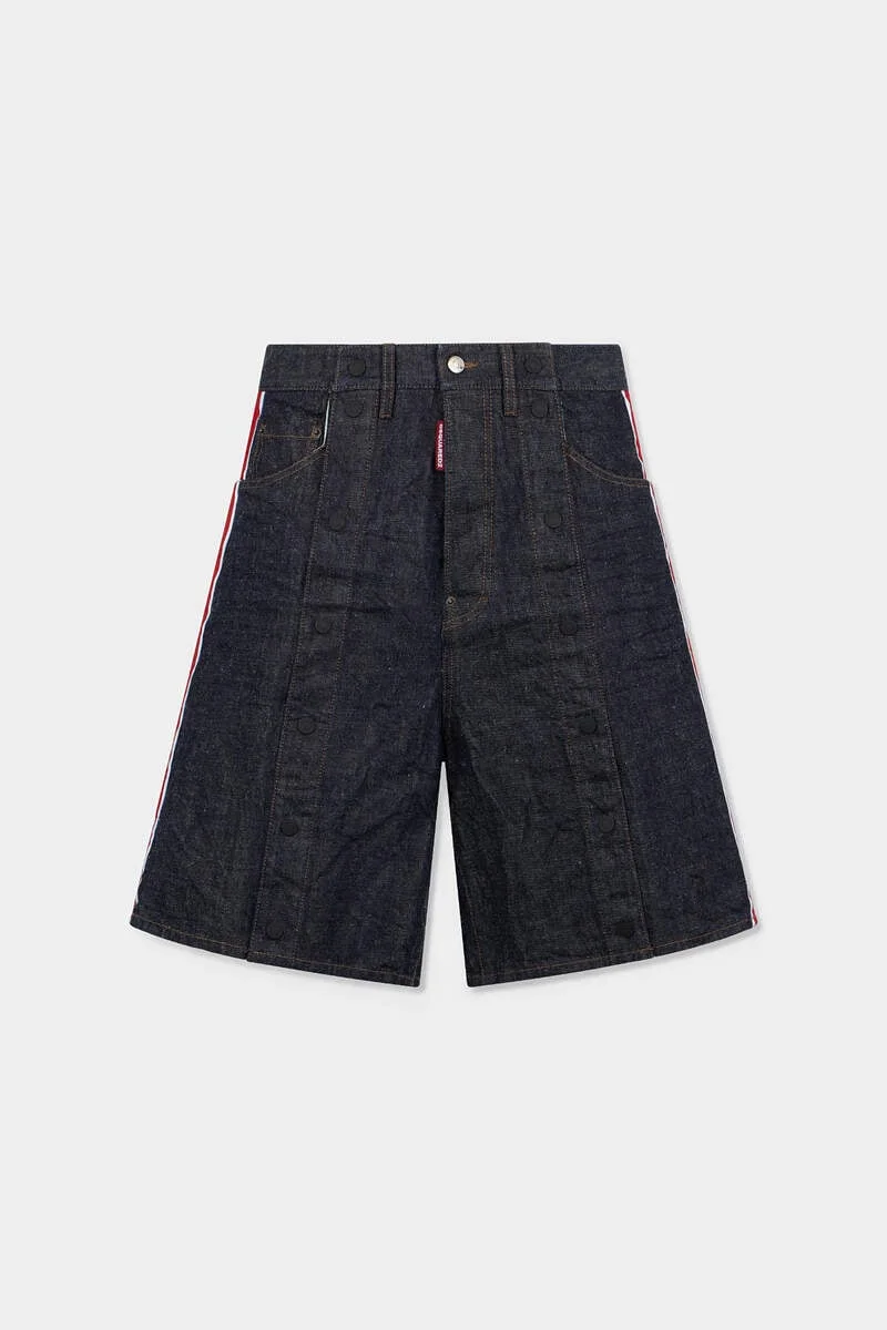 JAPANESE RINSE DENIM SURFER SHORTS - 1