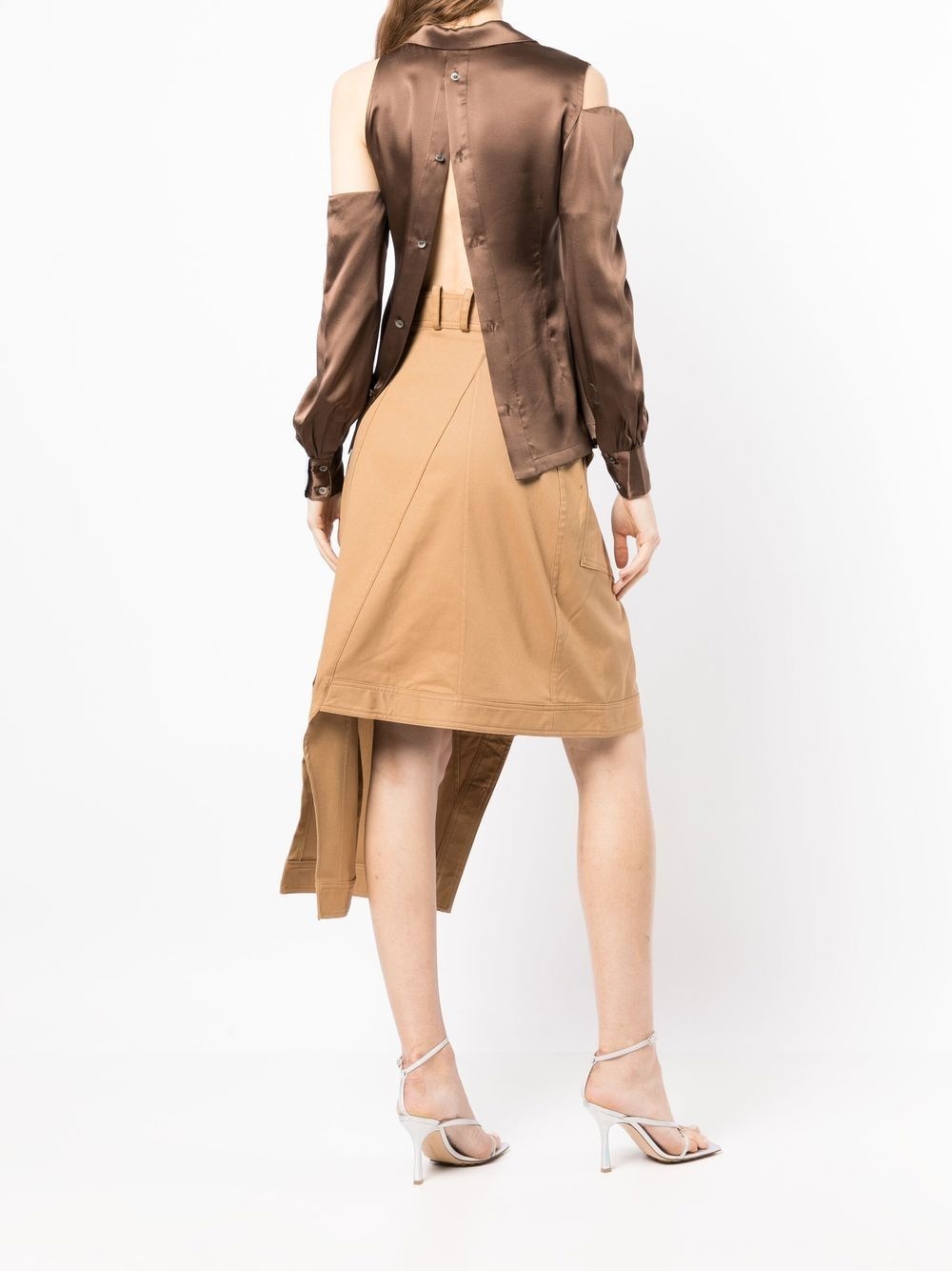 cut out shoulder blouse - 6