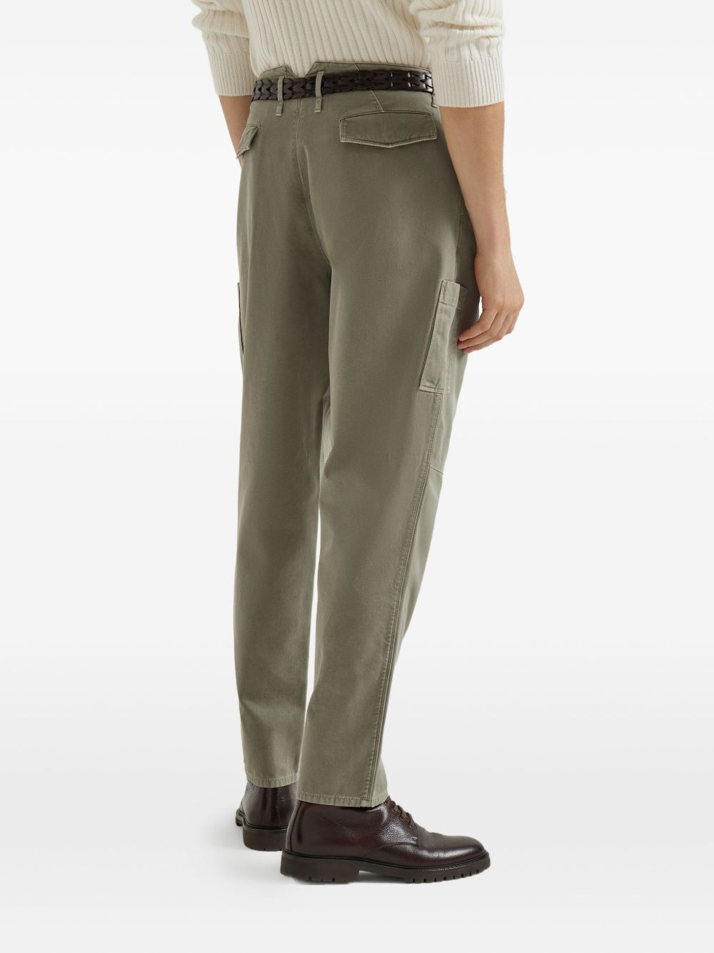 pleated pocket trousers - 4
